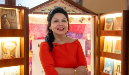 La huella de la maestra